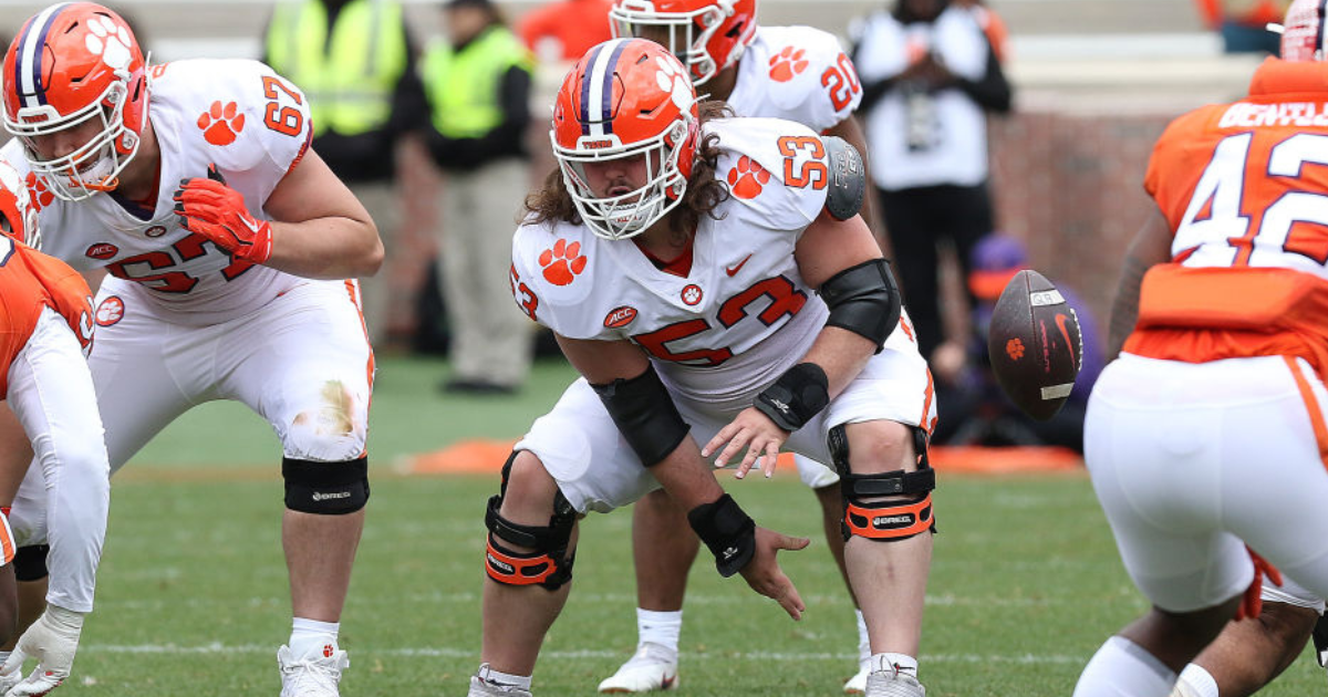 Clemson football Center Ryan Linthicum made strides this spring