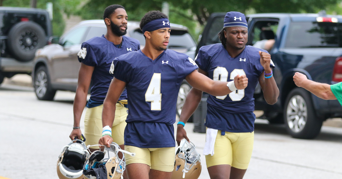 Notre Dame football 2023 spring practice preview Wide receivers