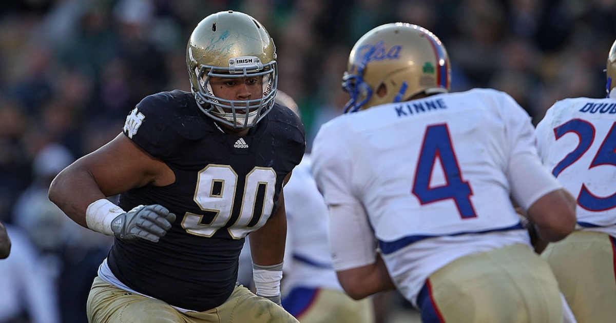Former Notre Dame DL Ethan Johnson reported missing