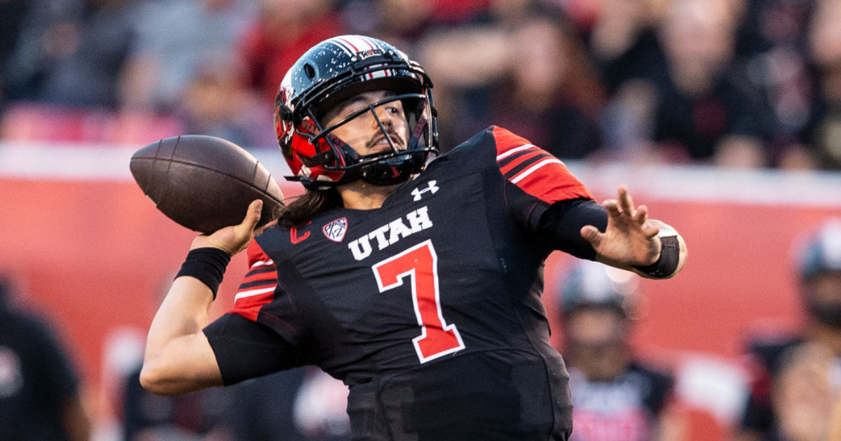 Cameron Rising shockingly doesn't start at quarterback for Utah on