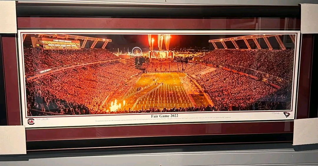 WilliamsBrice Stadium, SC State Fair framed print giveaway