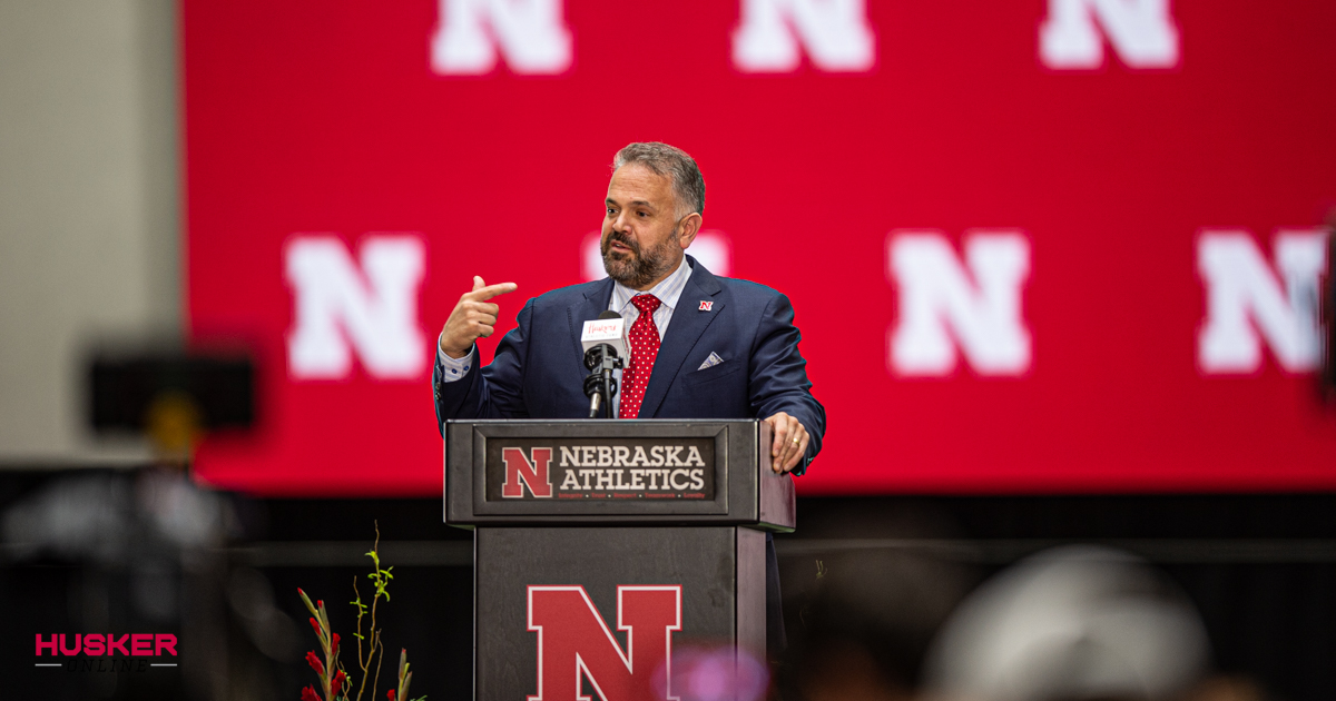 Matt Rhule addresses state of Nebraska's offensive line