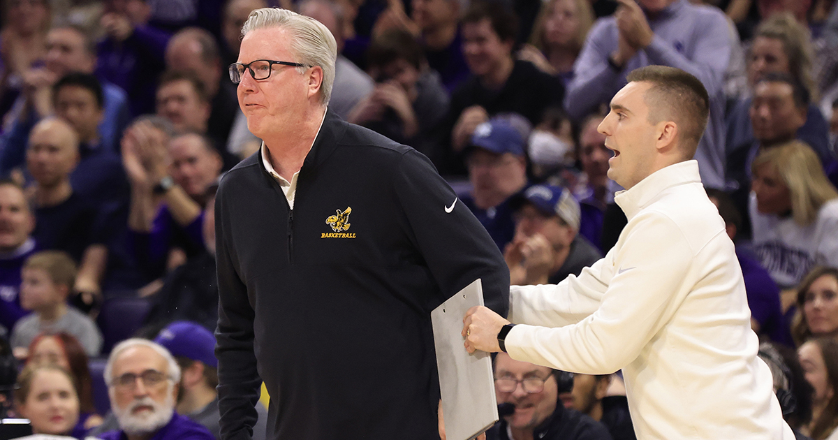 WATCH Fran McCaffery stares down referee late in Iowa vs. Michigan