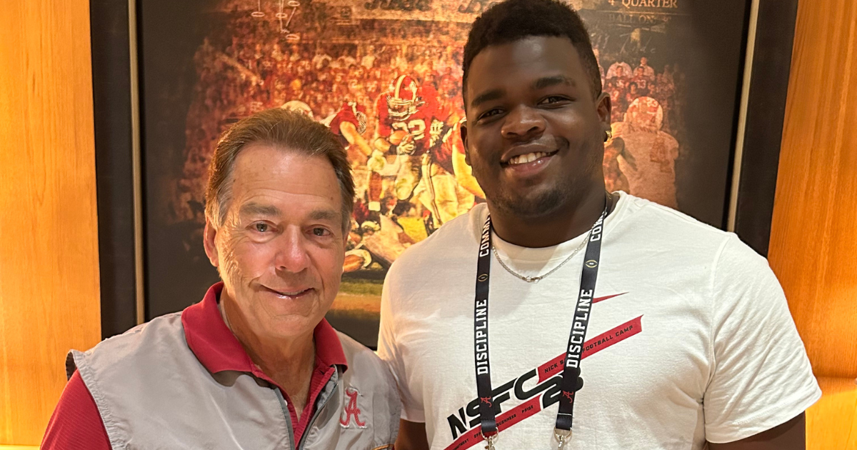 Instate 2024 OL William Sanders reacts to Alabama offer "It felt