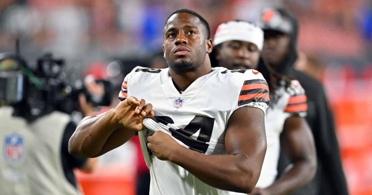 Browns RB Nick Chubb dedicates his career to honor the late Jim Brown