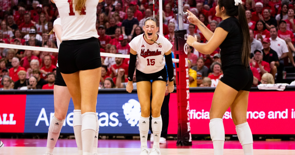 Nebraska middle Andi Jackson earns first Big Ten weekly award