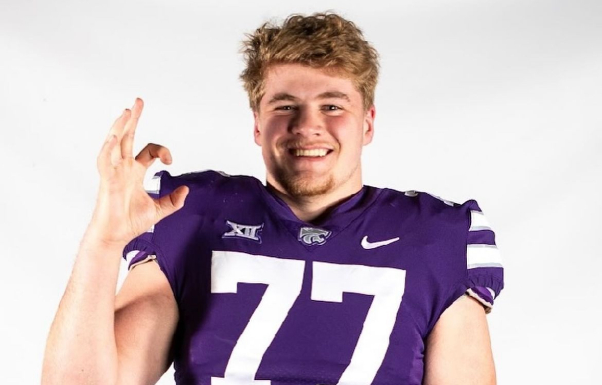 Kansas State adds transfer offensive lineman Easton Kilty