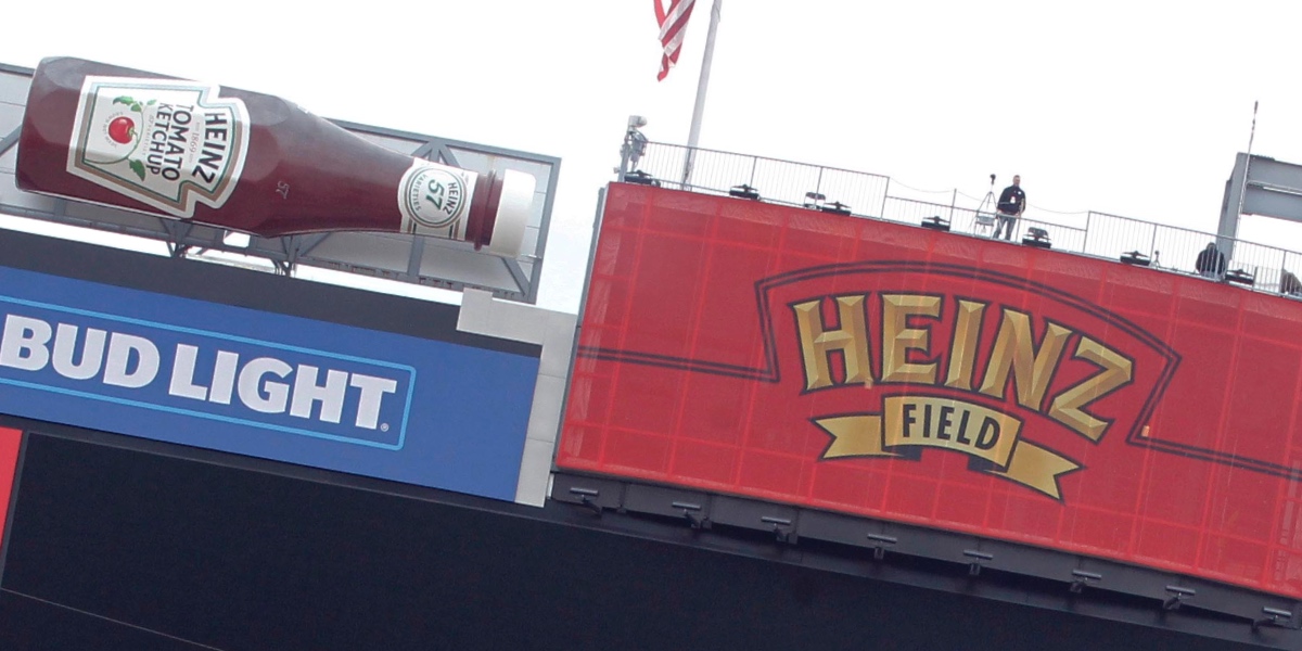 Former Heinz Field ketchup bottle gets new home in Pittsburgh On3