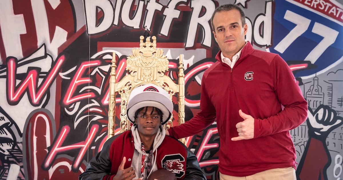 Coach's corner New South Carolina WR commitment Brian Rowe