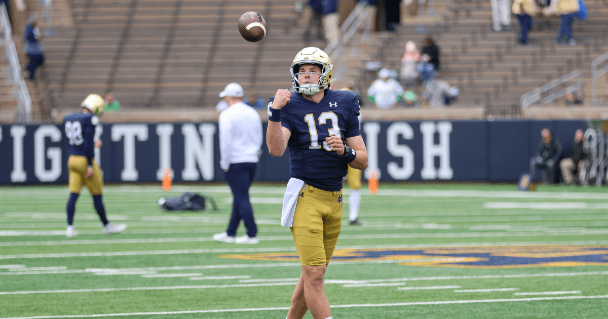 Where Notre Dame QB Riley Leonard ranks as Heisman contender