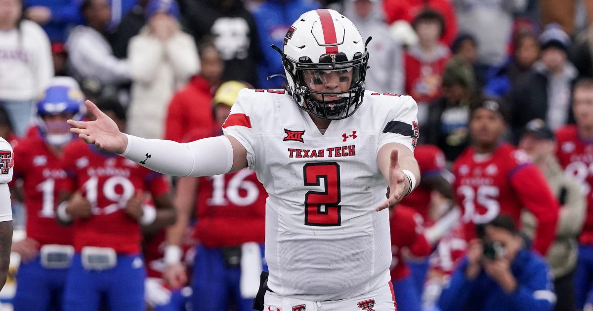 Behren Morton injury update Texas Tech QB status vs. TCU revealed On3