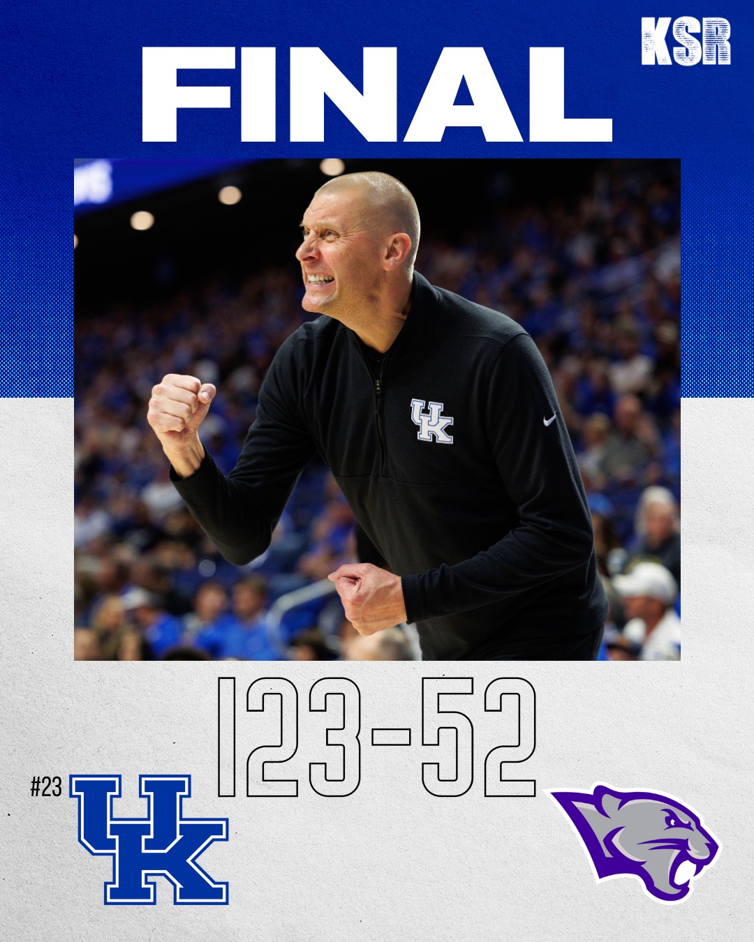 FINAL Kentucky destroys KWC 12352 in first exhibition of Mark Pope era