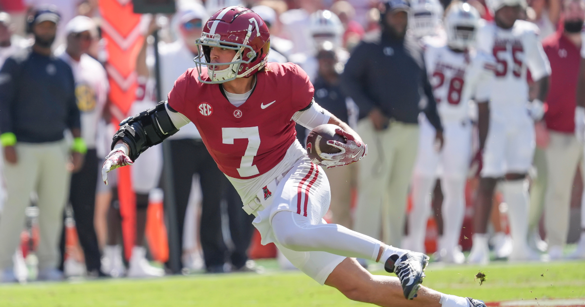 Alabama Football Postgame injury update WR/PR Cole Adams
