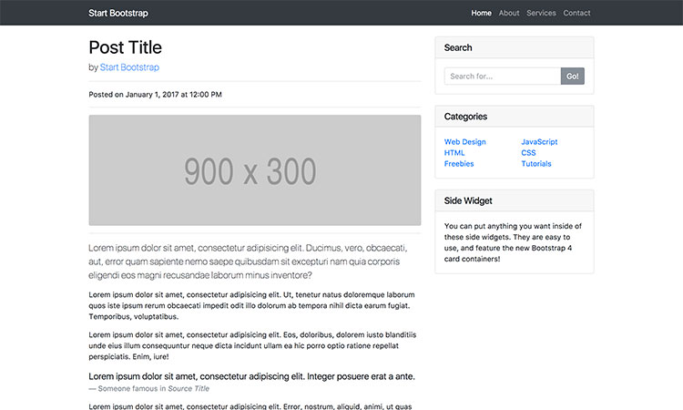12 Best Free Bootstrap Blog Templates For 2019 OnAirCode 12 Best Free Bootstrap Blog Templates For 2019 OnAirCode