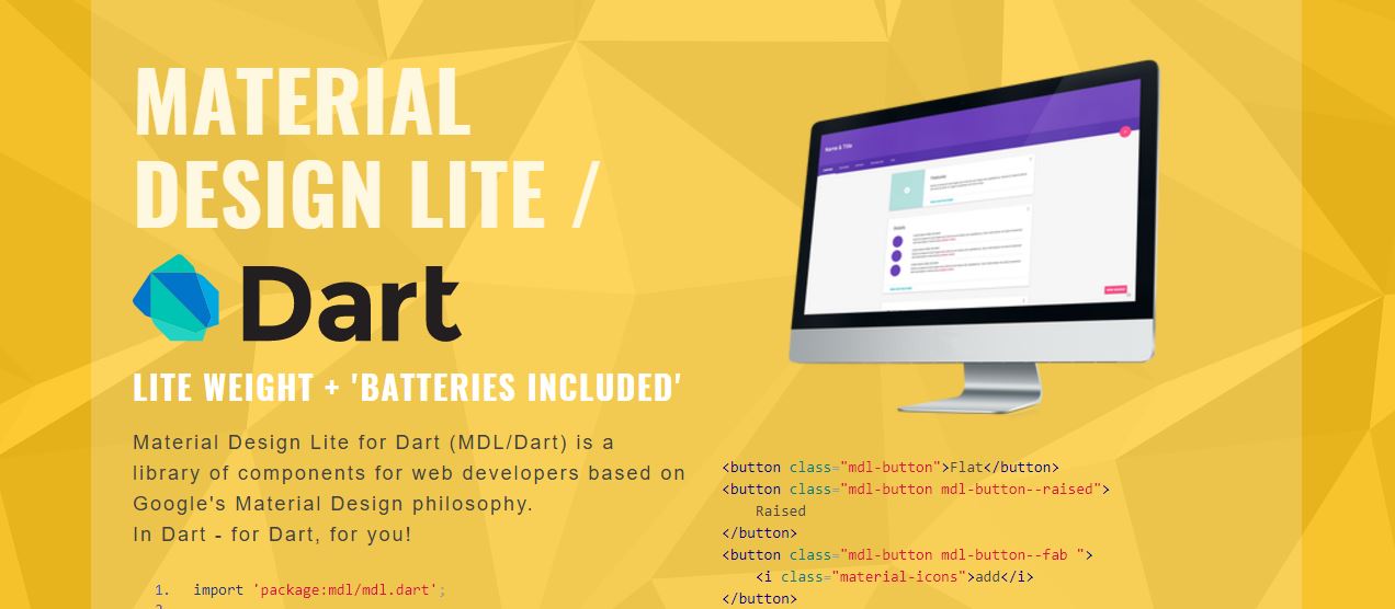 Material design lite On Air Code