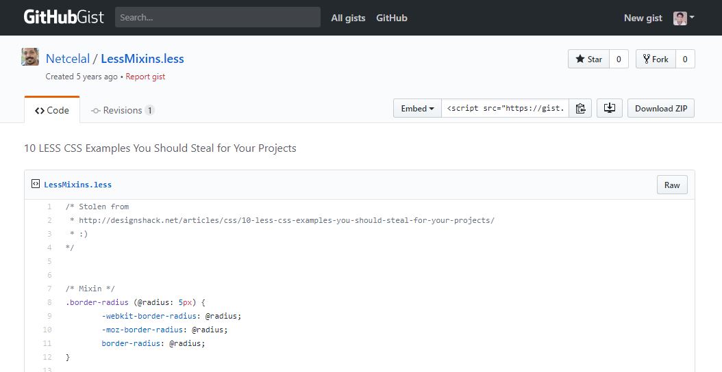 10 LESS CSS Examples On Air Code