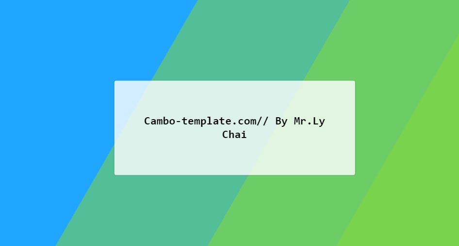 Sliding Background Snippets with CSS OnAirCode