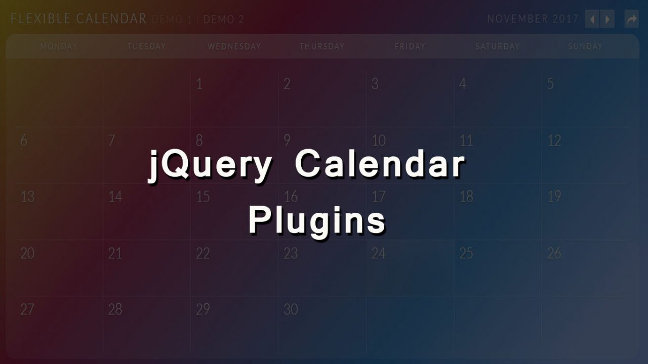 12 Best Free jQuery Calendar Plugins for Web Designers OnAirCode 12 Best Free jQuery Calendar Plugins for Web Designers OnAirCode