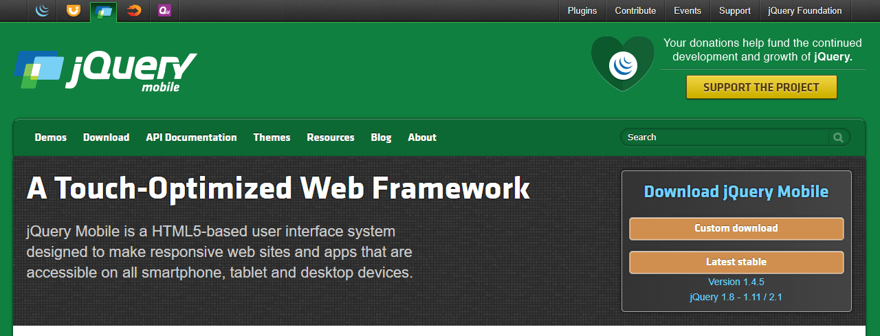 jQuery Mobile On Air Code
