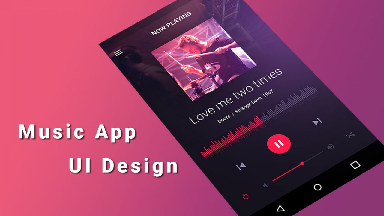 20+ Android Music App UI Design Concept OnAirCode