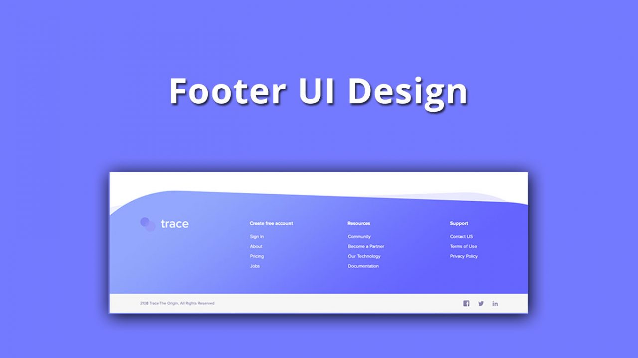 20+ Creative site Footer UI Design OnAirCode