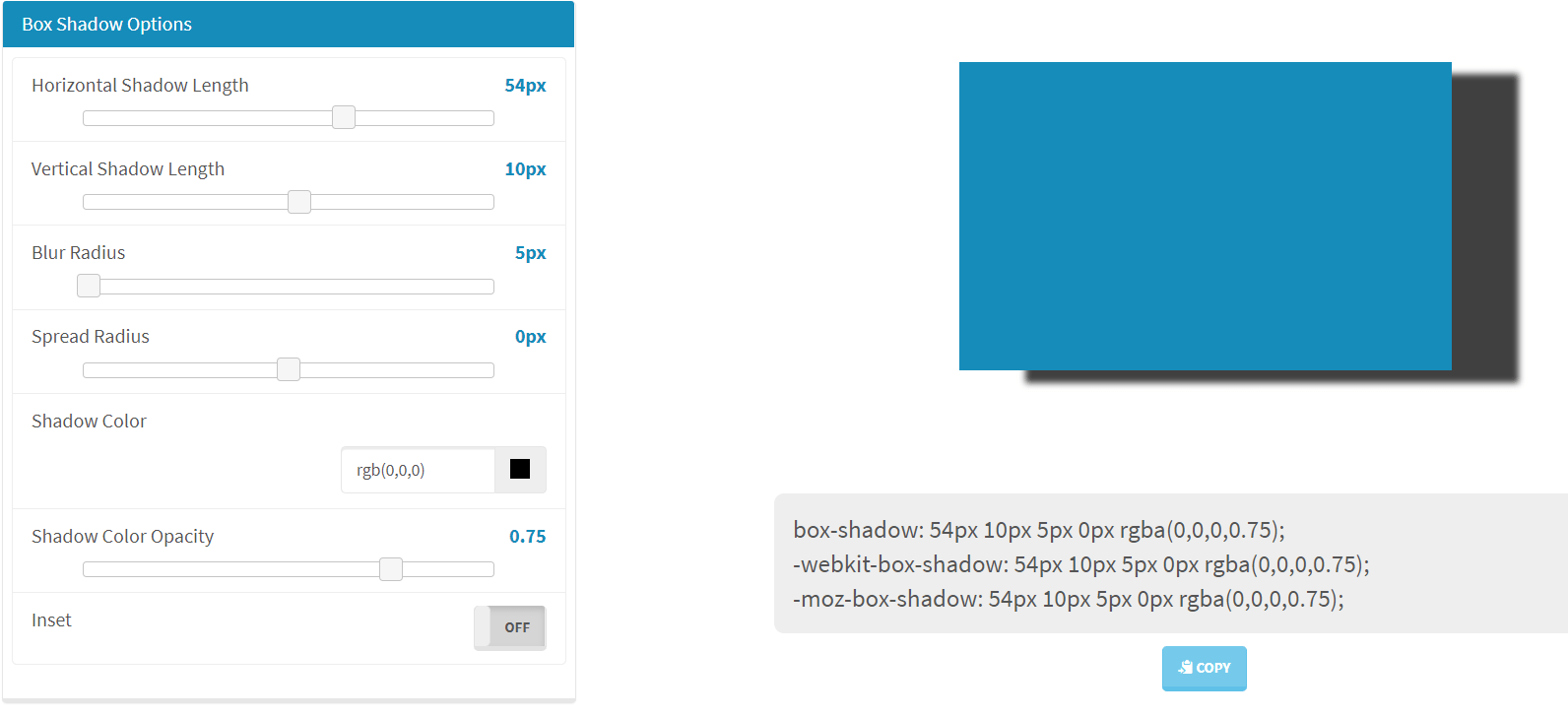 20+ CSS Box Shadow Code Snippet OnAirCode