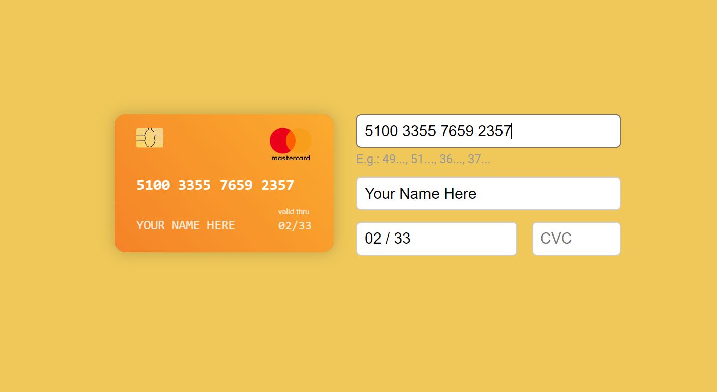 React Credit Card Payment Components Library OnAirCode