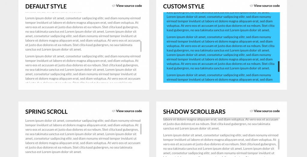 React Custom Scrollbar Components OnAirCode