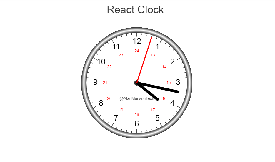 12+ React Clock Component Examples OnAirCode