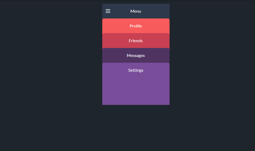 Amazing CSS Mobile Menu Examples OnAirCode