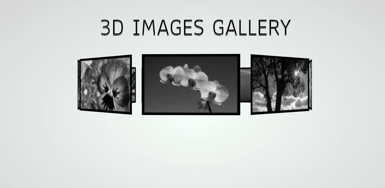 16 CSS 3D Image Gallery Effect Great Examples OnAirCode