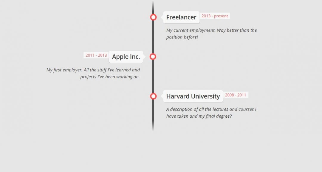 30+ Vertical Timeline CSS Cool Examples OnAirCode