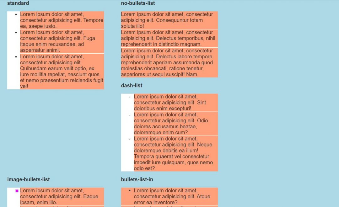 12+ CSS List Style Awesome Examples OnAirCode