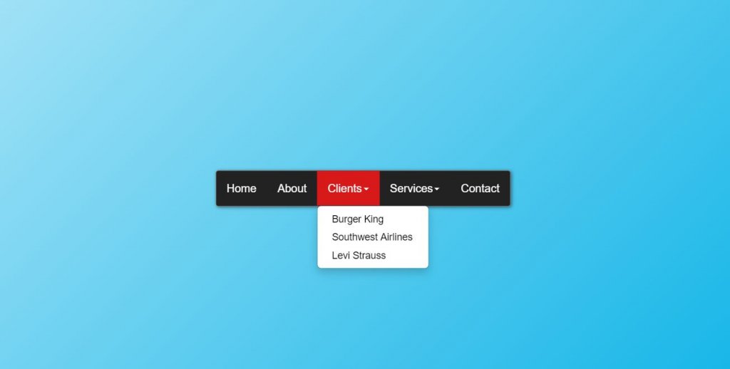 Html5 css3 menu bar example xasersmall