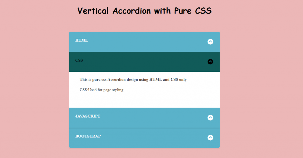 Accordion Html Css Jquery at Stephen Estrada blog