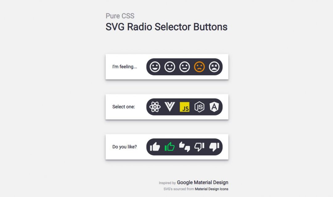 25+ Radio Button CSS Styles Examples OnAirCode