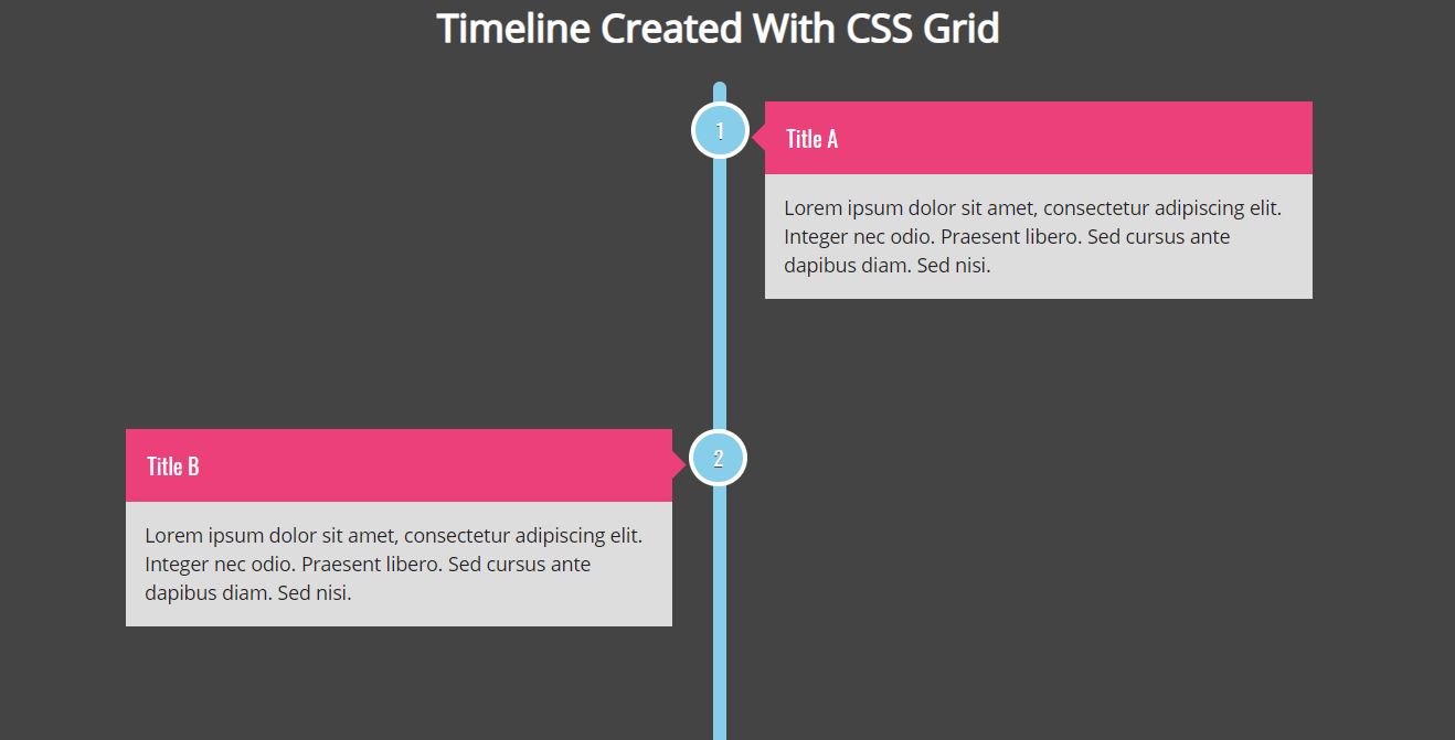 30+ Vertical Timeline CSS Cool Examples OnAirCode