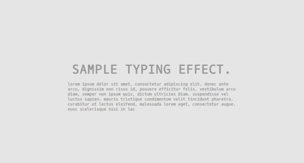 20+ Text Typing Effect CSS Animation Examples OnAirCode