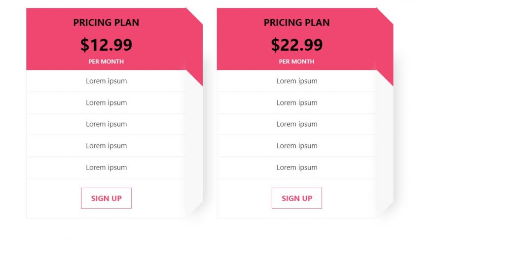 17+ Bootstrap Pricing Table Examples Code Snippet OnAirCode