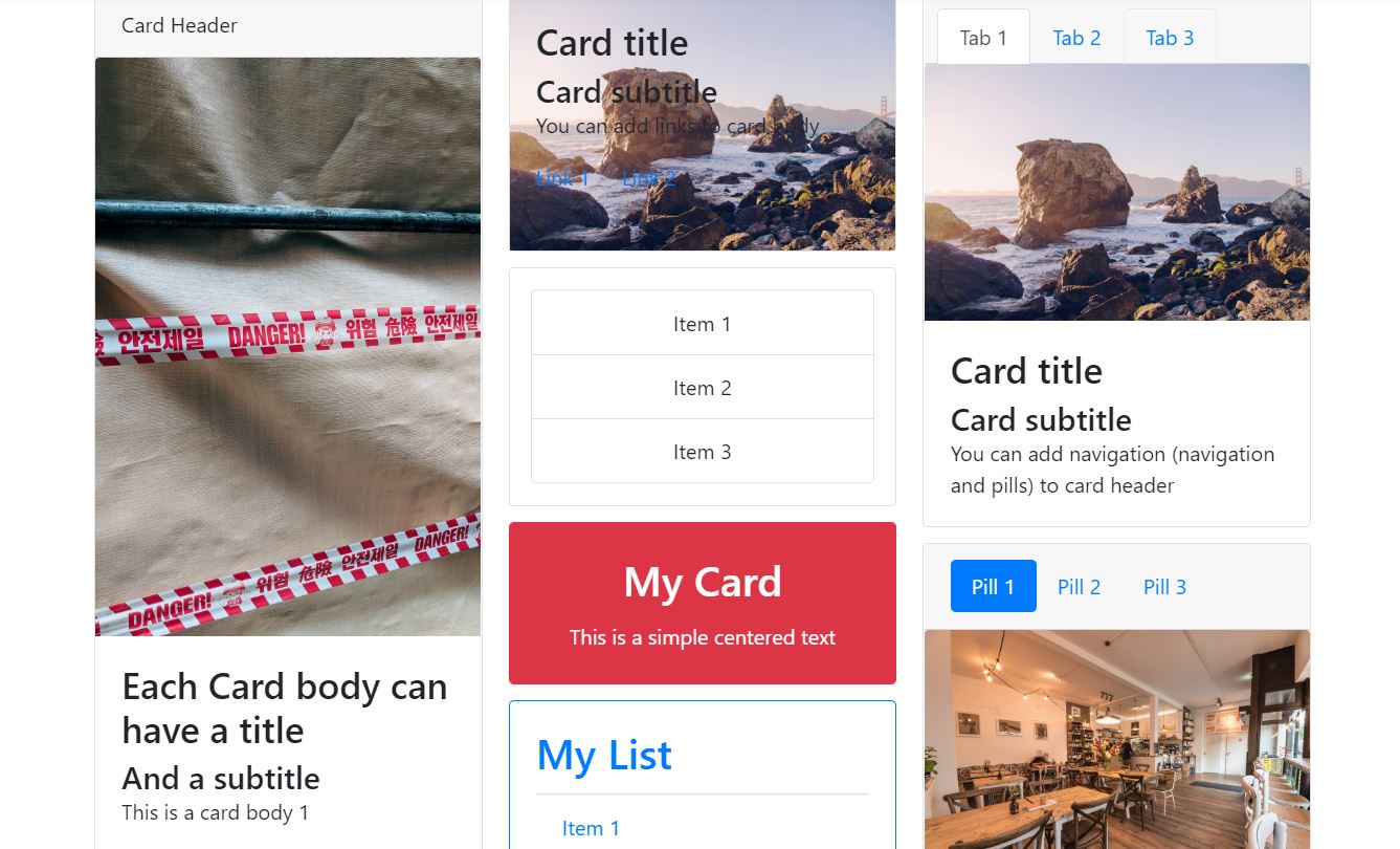 Bootstrap 4 masonry layout