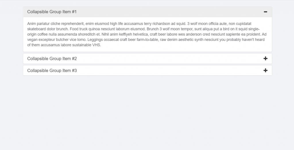 25+ Bootstrap Accordion Collapse Examples OnAirCode
