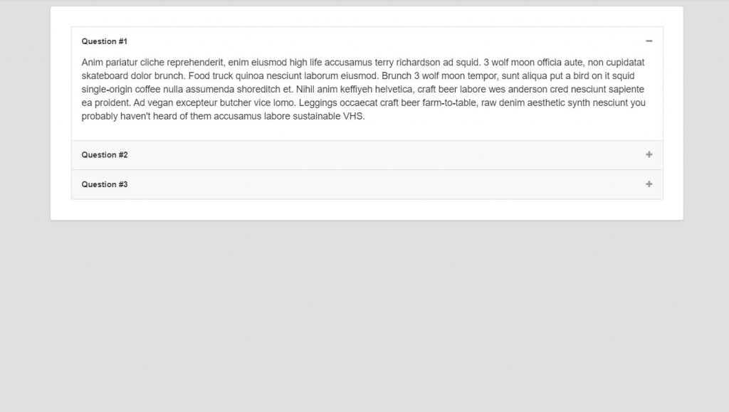 25+ Bootstrap Accordion Collapse Examples OnAirCode