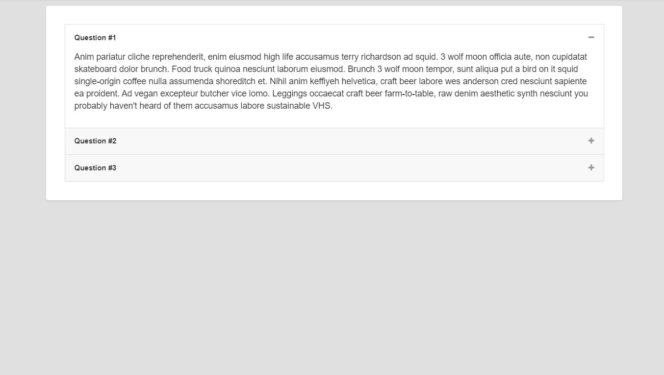 25+ Bootstrap Accordion Collapse Examples OnAirCode