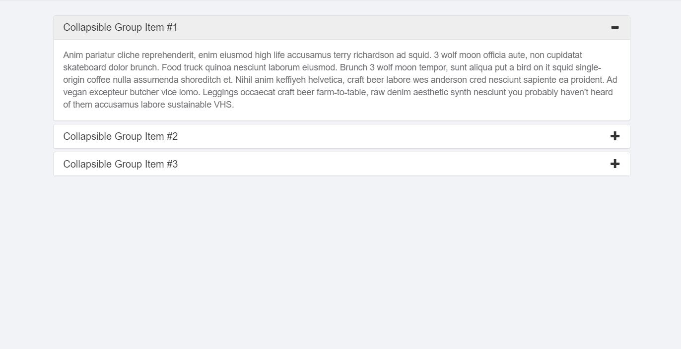 25+ Bootstrap Accordion Collapse Examples OnAirCode