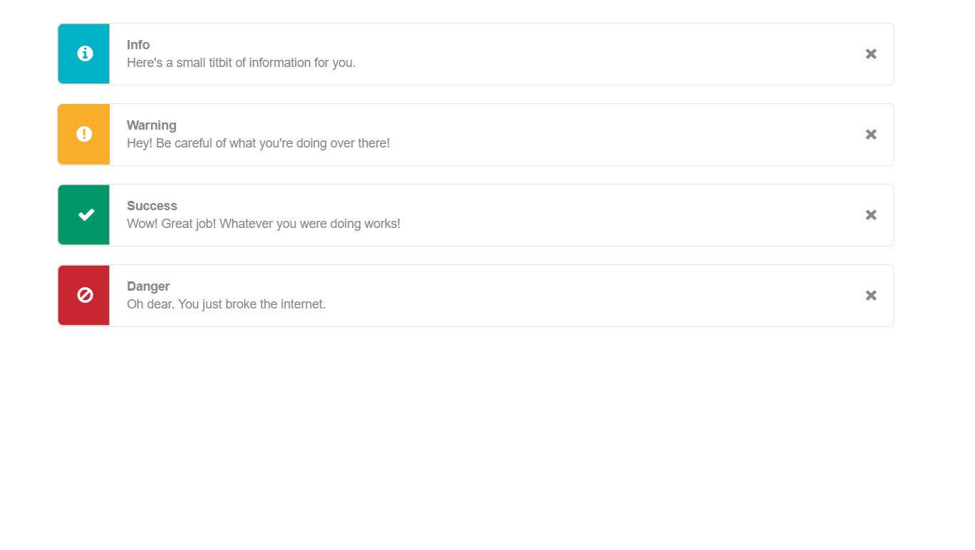 20+ Bootstrap Alert Box Examples Code Snippet OnAirCode