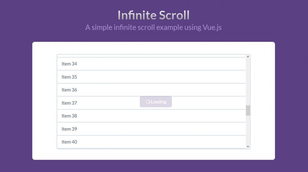 12+ Bootstrap Infinite Scroll Examples Code Snippet OnAirCode