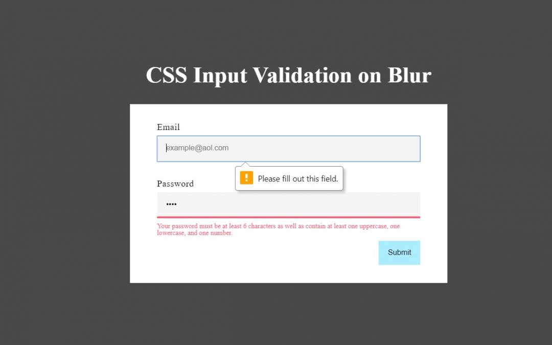 15+ Bootstrap Form Validation Examples Code Snippet OnAirCode