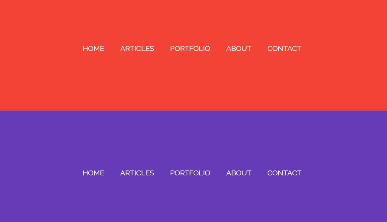 Bootstrap navigation page transitions effect