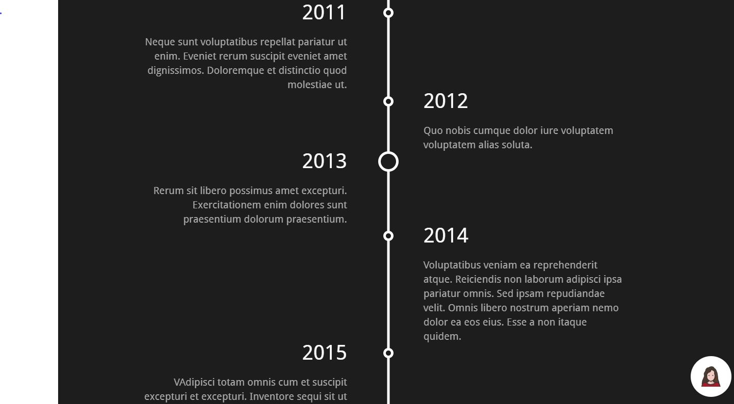 12+ Vertical Timeline Bootstrap Examples - OnAirCode