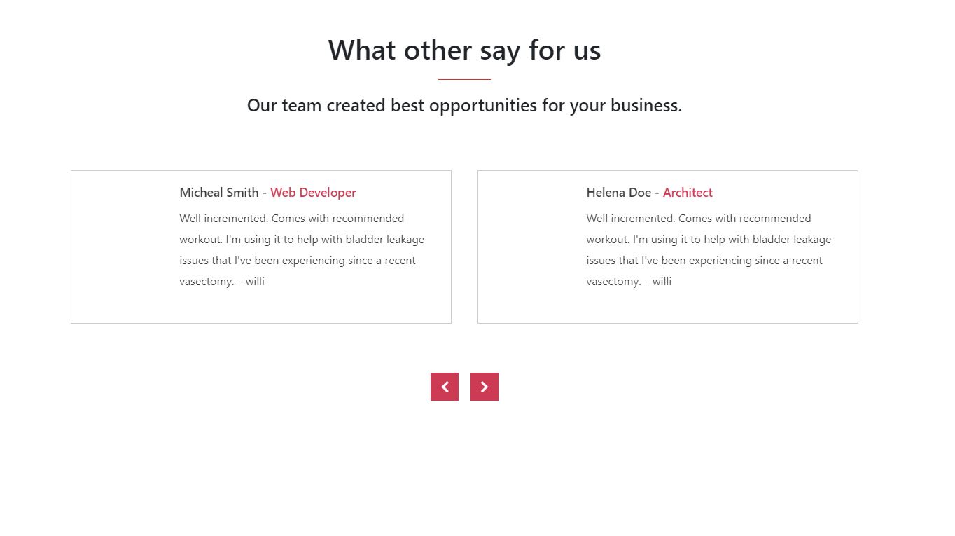 16+ Bootstrap Testimonial Slider Design Examples OnAirCode